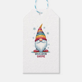 Étiquettes-cadeau Chemise de licorne Gnome famille appariement group