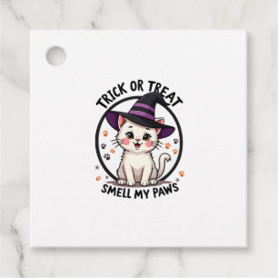Étiquettes Cadeau Chemise drôle de chat d'Halloween - Cadeau mignon