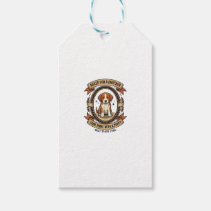 Étiquettes-cadeau Chemise drôle de chiot a demandé un frère a obtenu