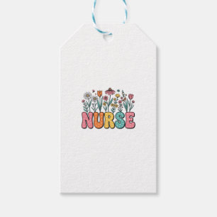 Étiquettes-cadeau Chemisier de style vintage avec lettre bulles infi