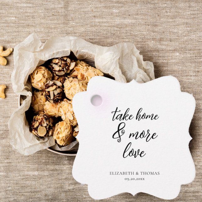 Étiquettes Cadeau Chic Calligraphie À La Maison Et Plus De Mariage D (Créateur téléchargé)
