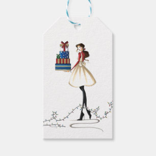 Étiquettes-cadeau Chic Christmas Cheer