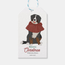 Chien de montagne bernois de Noël personnalisé
