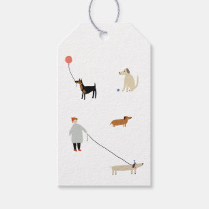Étiquettes-cadeau Chien Thème Anniversaire Fête Tags