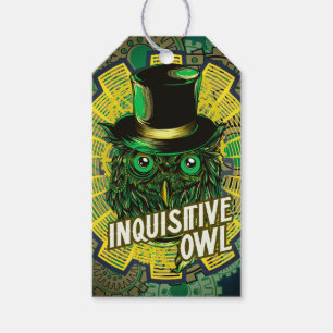 Étiquettes-cadeau Chouette à vapeur