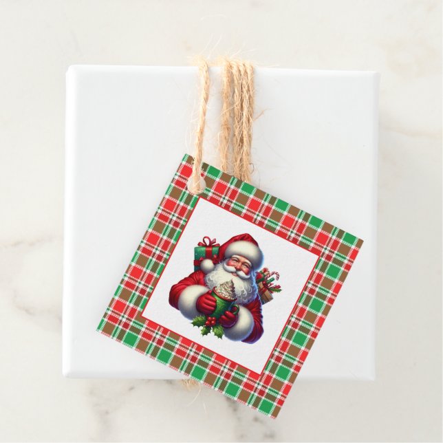Étiquettes Cadeau Christmas Gift Tag (En situation)