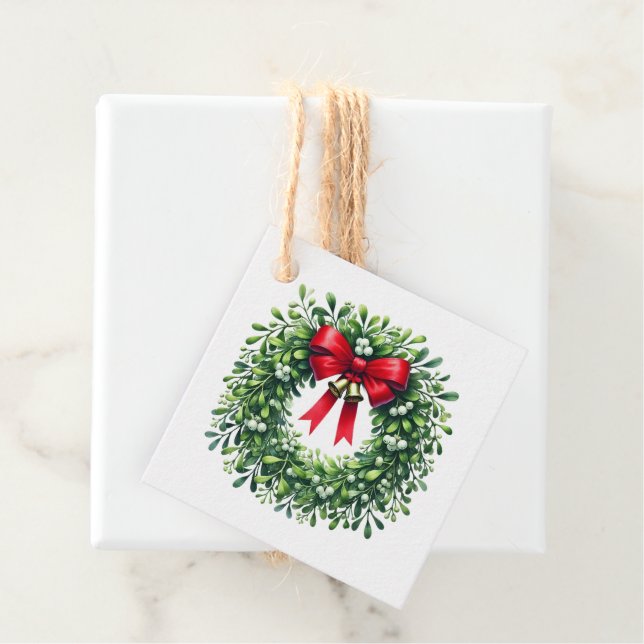 Étiquettes Cadeau Christmas Gift Tag (En situation)