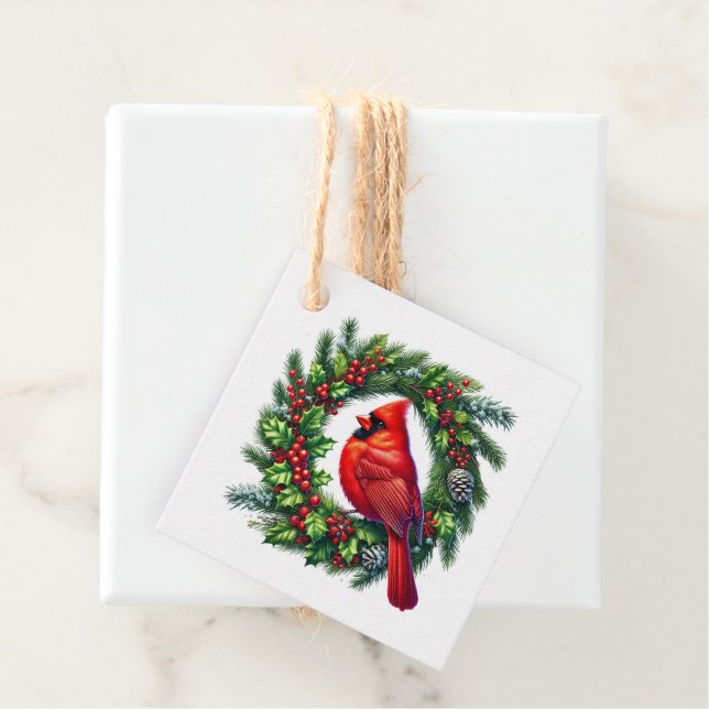 Étiquettes Cadeau Christmas Gift Tag (En situation)