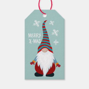 Étiquettes-cadeau Christmas Gnome