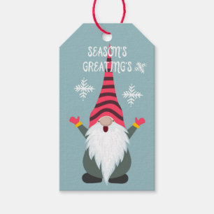 Étiquettes-cadeau Christmas Gnome