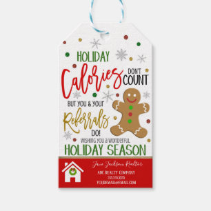 Étiquettes-cadeau Christmas Realtor Pop By Gift Tags
