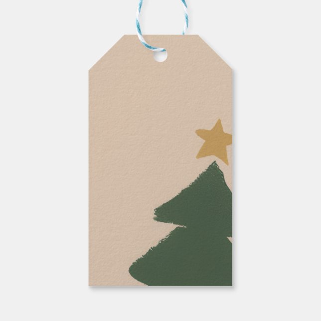 Étiquettes-cadeau Christmas tree (Dos)
