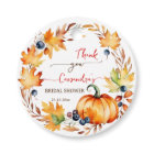 Chute amoureuse citrouille feuille wreath nuptiale