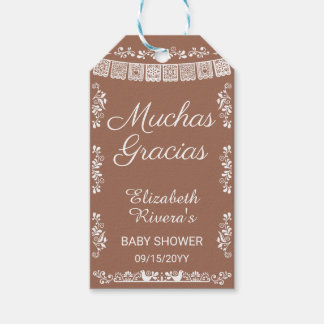 Étiquettes-cadeau Cielito Lindo Baby Shower Merci Beaucoup