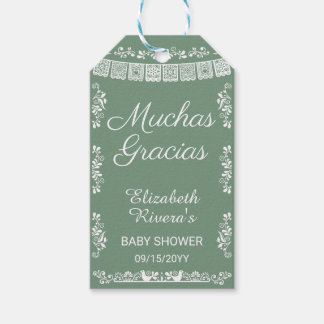 Étiquettes-cadeau Cielito Lindo Baby Shower Merci Beaucoup