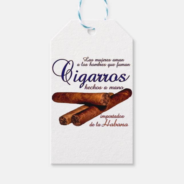 Étiquettes-cadeau Cigarros - Cirars (Devant)
