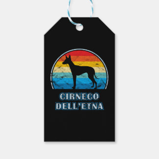Étiquettes-cadeau Cirneco Dell'etna Dog