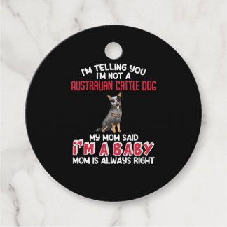 Étiquettes Cadeau Citation drôle de chien de bétail australien
