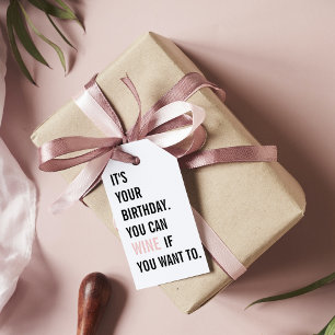 Étiquettes-cadeau Citations d'anniversaire amusantes   Joyeux annive