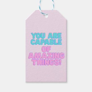 Étiquettes-cadeau Citations motivationnelles - Vous êtes capable d'e