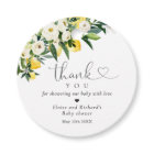 Citron Citrus Baby shower méditerranéen Favoriser