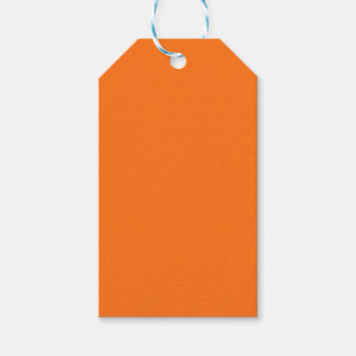 Étiquettes-cadeau citrouille couleur