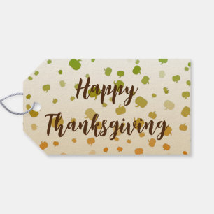 Étiquettes-cadeau Citrouilles de Thanksgiving
