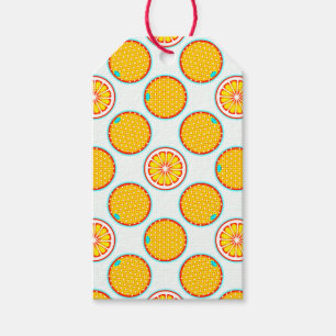 Étiquettes-cadeau Citrus PopArt