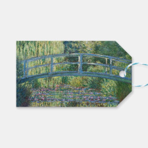 Étiquettes-cadeau Claude Monet - Eau Lily étang, Harmonie verte