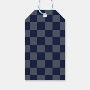 Étiquettes-cadeau Clavier bleu marine