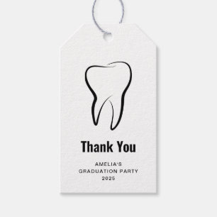 Étiquettes-cadeau Clinique dentaire dentaire Dentistry Graduation Mé