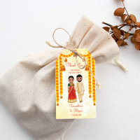 Cloches des guirlandes de Marigold avec le mariage