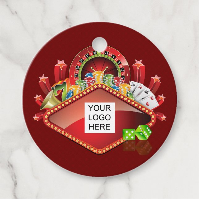Étiquettes Cadeau Club Casino (Devant)