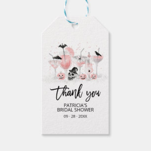 Étiquettes-cadeau Cocktails Rose Halloween Enterrement Remerciements
