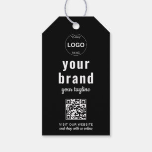 Étiquettes-cadeau Code Qr Logo d'entreprise Hang Tag Prix Swing