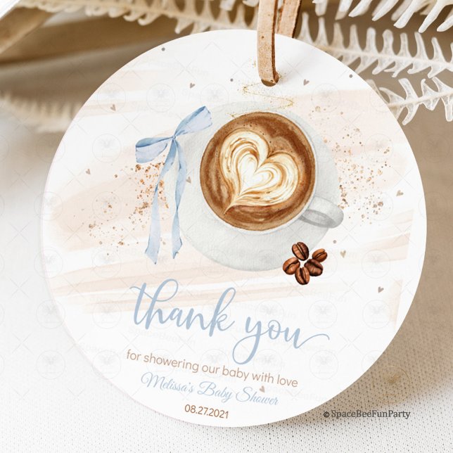 Étiquettes Cadeau Coffee baby shower Is Brewing bow (Coffee baby,is brewing shower,invitation,welcome sign,board yard,decorations,Coffee baby shower,game)