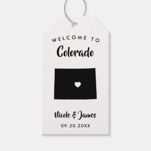 Étiquettes-cadeau Colorado Mariage Welcome Bag Tags,