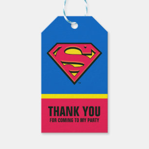 Étiquettes-cadeau Comics DC   Superman   Logo classique