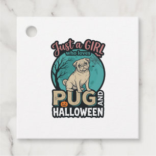 Étiquettes Cadeau Conception de vecteur vintage de fille de Hallowee