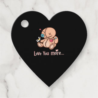 Étiquettes Cadeau Conception minimale d'amour plus grand