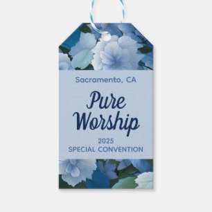 Étiquettes-cadeau Convention Pure Worship 2025 Balises cadeaux JW