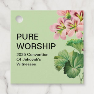 Étiquettes Cadeau Convention Pure Worship 2025 Balises cadeaux JW
