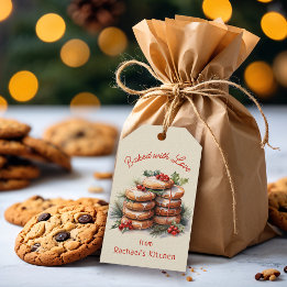 Étiquettes-cadeau Cookie Exchange Cuisine de vacances personnalisée