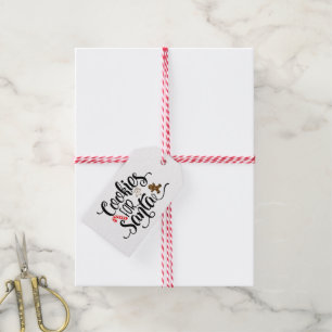 Étiquettes-cadeau Cookies pour Père Noël Fun Christmas Gift Tags