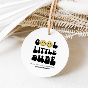 Étiquettes Cadeau Cool Little Dude Boys Rad 5e anniversaire