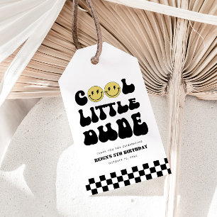 Étiquettes-cadeau Cool Little Dude Garçons Rad Anniversaire Favori