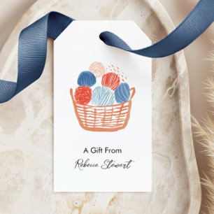 Étiquettes-cadeau Corbeille de fil pour toutes occasions Un cadeau p
