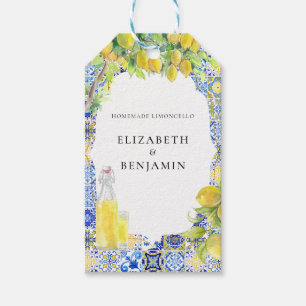 Étiquettes-cadeau Côte d'Amalfi   Limocello méditerranéen