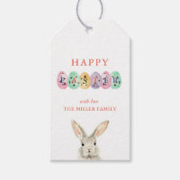 Couleur d'eau mignonne Lapin de Pâques & Oeufs Fav