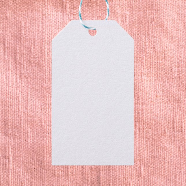 Étiquettes-cadeau Couleur solide blanc Fantôme (Créateur téléchargé)